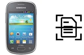 Scan document on a Samsung Galaxy Star Trios S5283