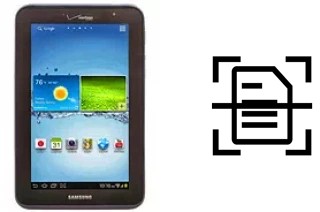 Scan document on a Samsung Galaxy Tab 2 7.0 I705