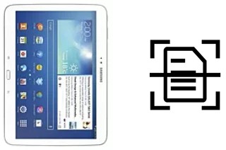 Scan document on a Samsung Galaxy Tab 3 10.1 P5200