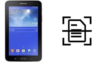 Scan document on a Samsung Galaxy Tab 3 Lite 7.0 3G