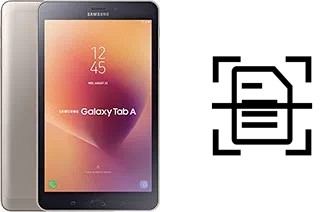 Scan document on a Samsung Galaxy Tab A 8.0 (2017)