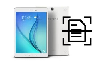 Scan document on a Samsung Galaxy Tab A 9.7