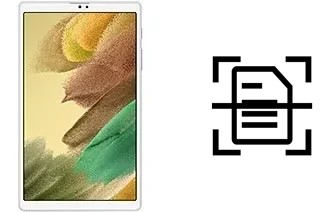 Scan document on a Samsung Galaxy Tab A7 Lite