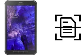 Scan document on a Samsung Galaxy Tab Active LTE