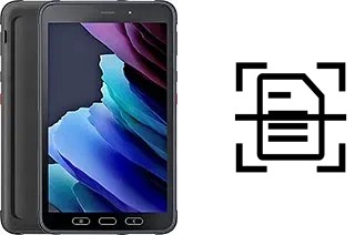 Scan document on a Samsung Galaxy Tab Active3