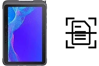 Scan document on a Samsung Galaxy Tab Active4 Pro