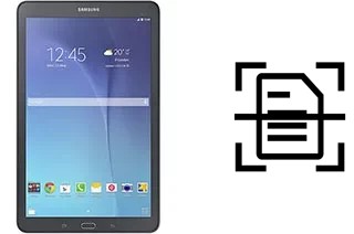 Scan document on a Samsung Galaxy Tab E 9.6