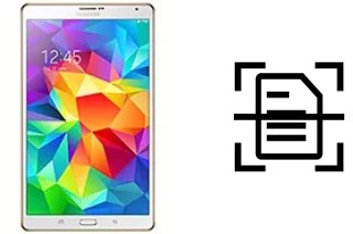 Scan document on a Samsung Galaxy Tab S 8.4 LTE