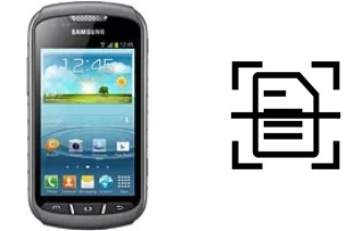 Scan document on a Samsung S7710 Galaxy Xcover 2