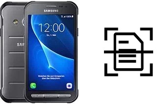 Scan document on a Samsung Galaxy Xcover 3 G389F