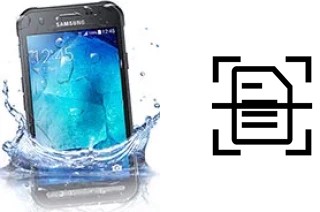 Scan document on a Samsung Galaxy Xcover 3