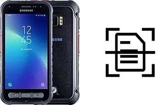 Scan document on a Samsung Galaxy Xcover FieldPro