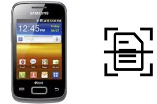 Scan document on a Samsung Galaxy Y Duos S6102