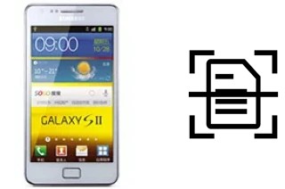 Scan document on a Samsung I9100G Galaxy S II