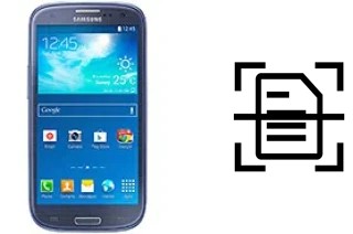 Scan document on a Samsung I9301I Galaxy S3 Neo