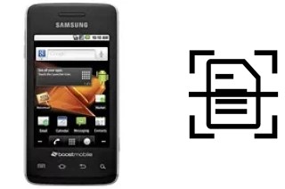 Scan document on a Samsung Galaxy Prevail