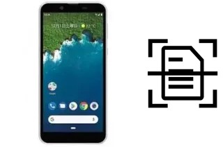 Scan document on a Sharp Android One S5