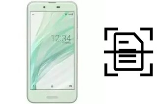 Scan document on a Sharp Aquos Sense Basic