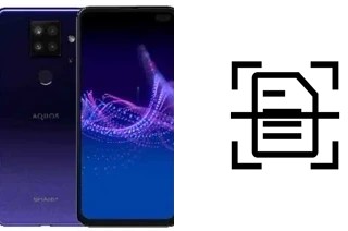 Scan document on a Sharp Aquos Sense4 Plus