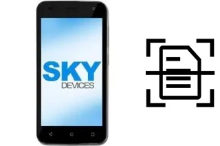 Scan document on a Sky-Devices Sky Elite 4-5P