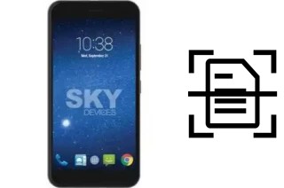 Scan document on a Sky-Devices Sky Elite 5-0L Plus