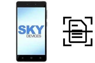 Scan document on a Sky-Devices Sky Elite 5-0P