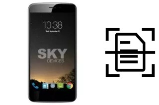 Scan document on a Sky-Devices Sky Elite 5-5L Plus