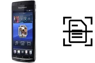 Scan document on a Sony Ericsson Xperia Arc