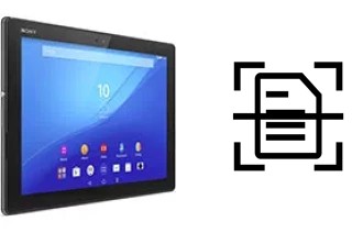 Scan document on a Sony Xperia Z4 Tablet LTE