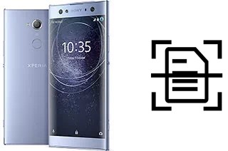 Scan document on a Sony Xperia XA2 Ultra