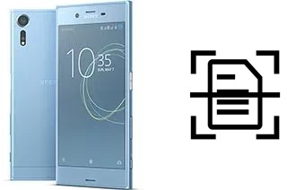 Scan document on a Sony Xperia XZs