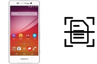 Scan document on a Sony Xperia Z4v