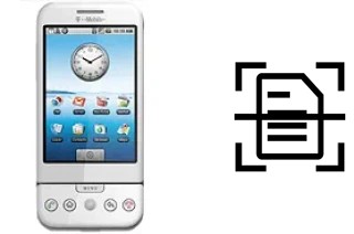 Scan document on a T-Mobile G1