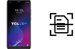 Scan document on a TCL L10 Lite