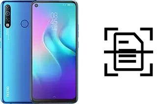 Scan document on a Tecno Camon 12 Air