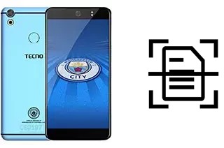 Scan document on a Tecno Camon CX Manchester City LE