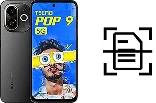 Scan document on a Tecno Pop 9