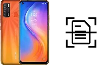 Scan document on a TECNO Spark 5
