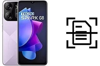 Scan document on a Tecno Spark Go 2023