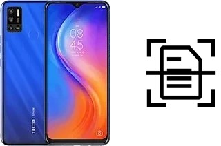 Scan document on a Tecno Spark 6 Air