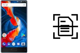 Scan document on an Ulefone Mix