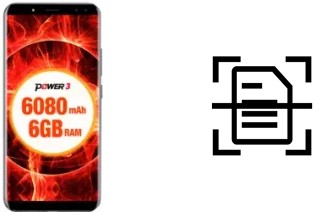 Scan document on an Ulefone Power 3