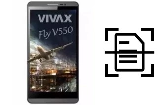 Scan document on a Vivax Fly V550