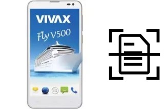 Scan document on a Vivax Smart Fly V500