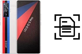 Scan document on a vivo iQOO 5 Pro 5G