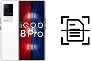 Scan document on a vivo iQOO 8 Pro