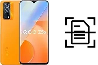 Scan document on a vivo iQOO Z5x