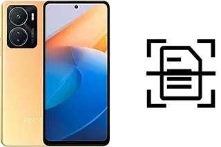 Scan document on a vivo iQOO Z6 (China)