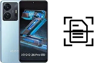 Scan document on a vivo iQOO Z6 Pro