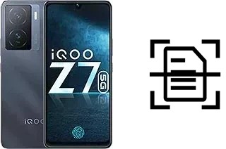 Scan document on a vivo iQOO Z7